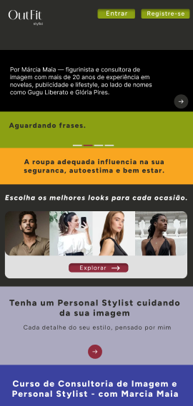Preview do app OutFit stylist